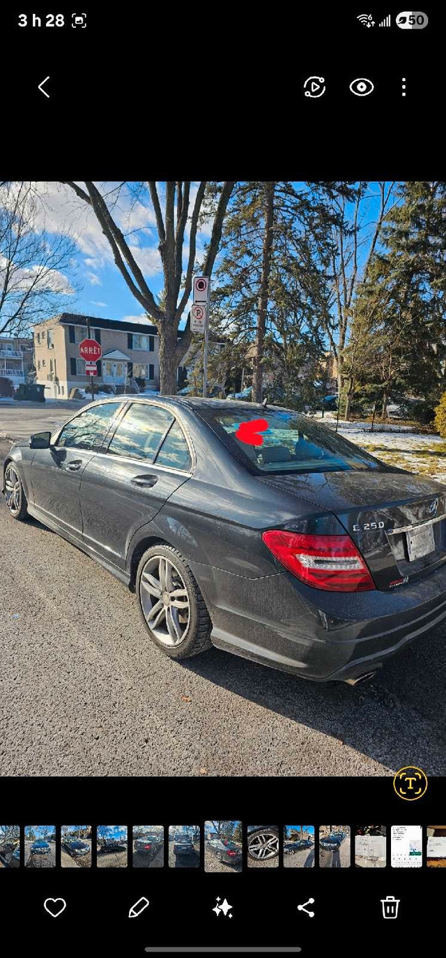Mercedes-Benz c250 2012 4matic  dans Autos et camions  à Ville de Montréal - Image 3