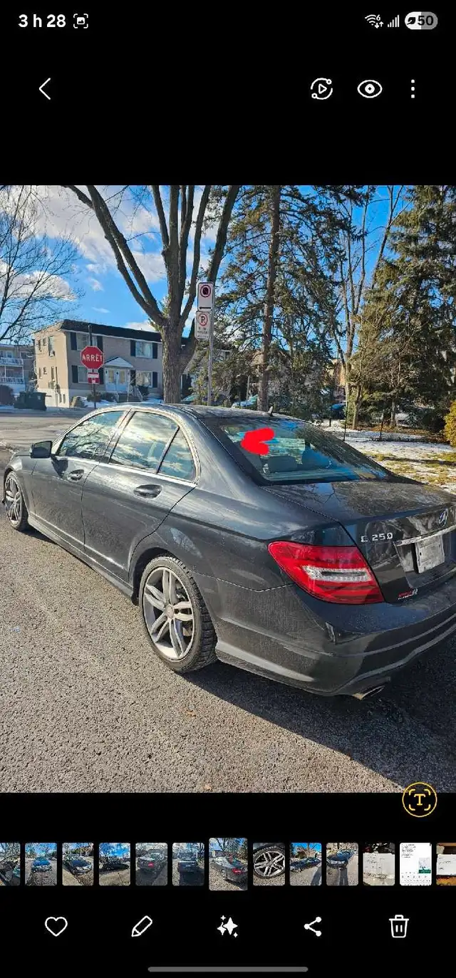 Mercedes-Benz c250 2012 4matic  in Cars & Trucks in City of Montréal - Image 4