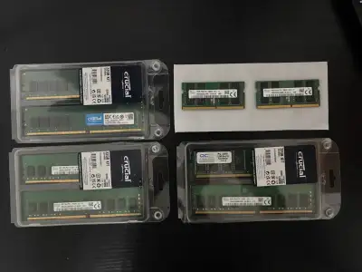 Selling Various DDR4 Ram, View more