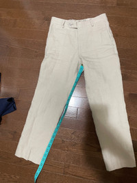 EUC Boys size 8  Beige Ralph Lauren Linen pants