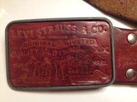 Genuine Vintage LEVI STRAUSS Leather Belt