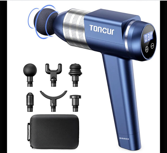 New Toncur Massage Gun RC-MG-028 – Only $40 in Health & Special Needs in Vancouver