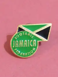 Jamaica Football Federation pin circa 1980s