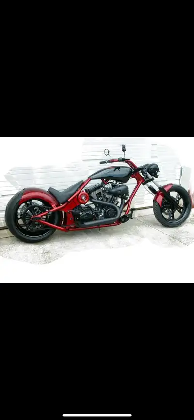 The first few pictures of what it use to look like skull stuff has been removed 2019 custom softail...