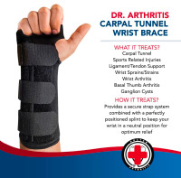 Doctor Developed Carpal Tunnel Wrist Brace - Wrist Support Brace