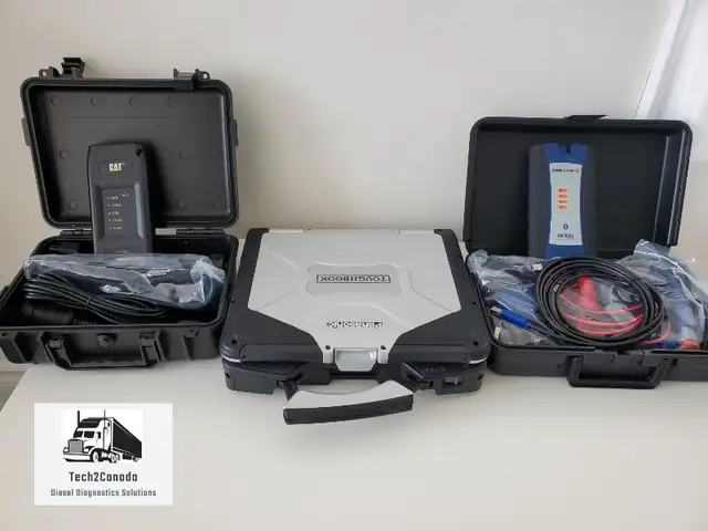 Diesel Diagnostics Truck Scanner Toughbook Laptop ON Road in Heavy Equipment Parts & Accessories in Kelowna - Image 3