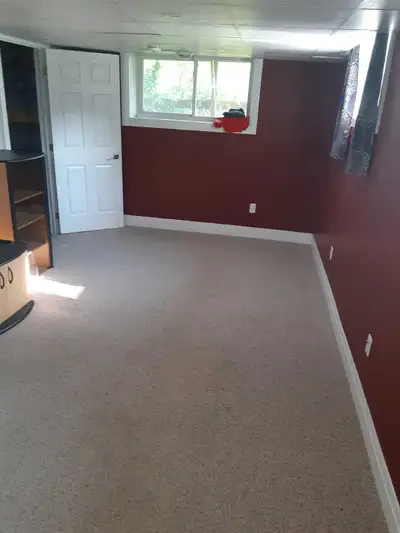 Livingroom, Bedroom and Kitchenette basement rooms. Share upstairs Kitchen and bathroom with 1 femal...