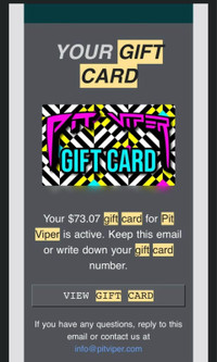 Pit Viper Gift Card