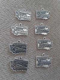 State charms for jewelry making