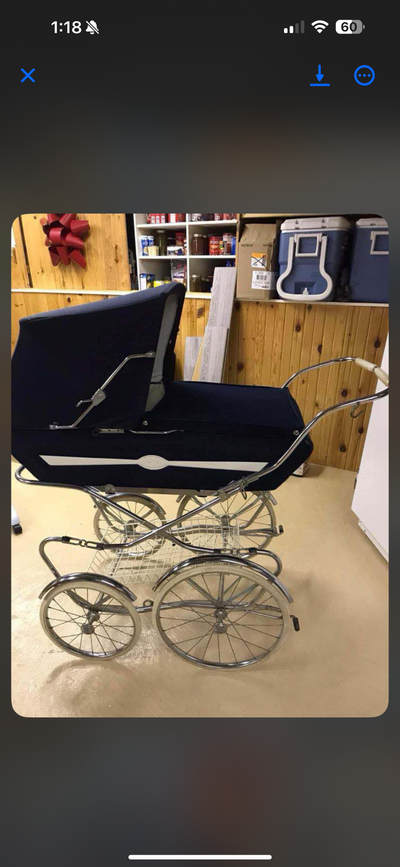 Vintage stroller, View more