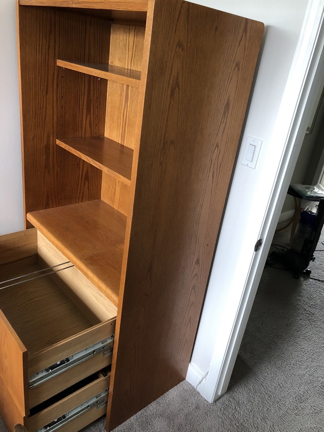 Bookcase as part of office suite Bookcases & Shelving Units