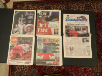 5 Toronto Newspapers, Pierre Trudeau Obit plus Queen Mum