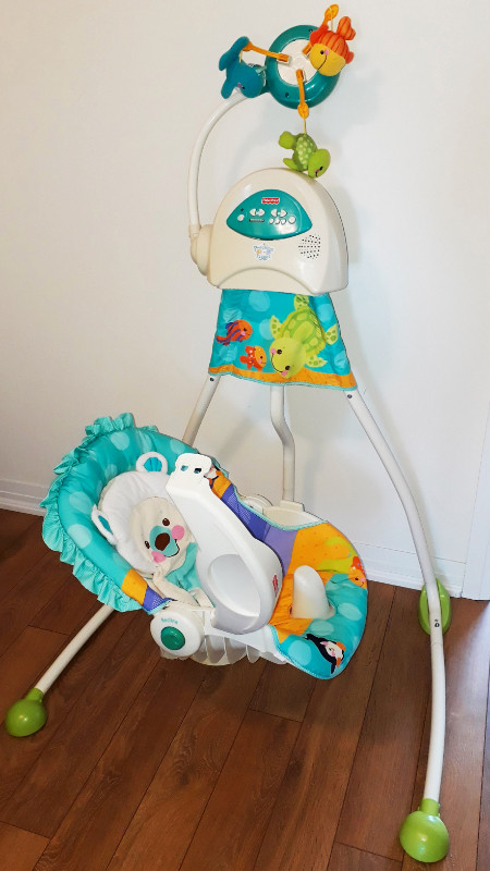 Fisher-Price Precious Planet, Open-Top Cradle 'n Swing for Baby in Playpens, Swings & Saucers in City of Toronto - Image 3