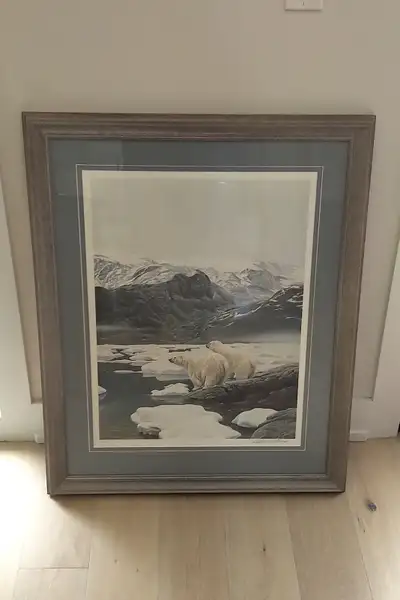 Robert Bateman "Polar Bears At Baffin Island" Signed & Numbered, View more
