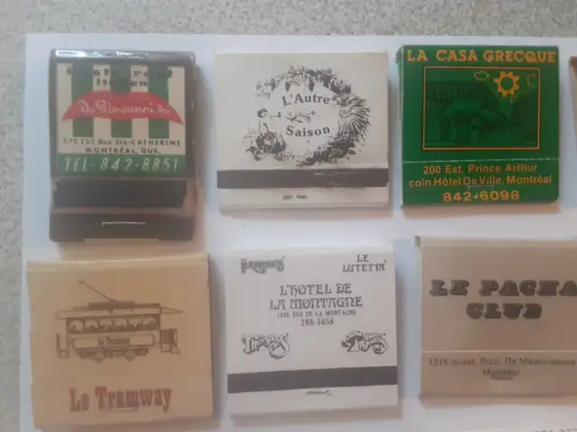 CARTONS D'ALUMETTES VINTAGES DE RESTAURANTS DE MONTREAL in Arts & Collectibles in Laval / North Shore - Image 3