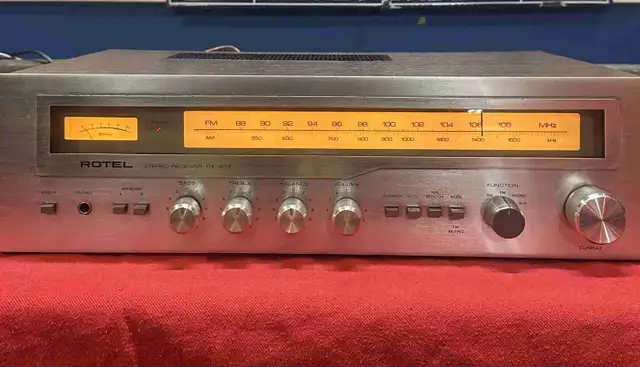 Vintage Stereo Receiver Rotel RX-403 in Stereo Systems & Home Theatre in Stratford - Image 2