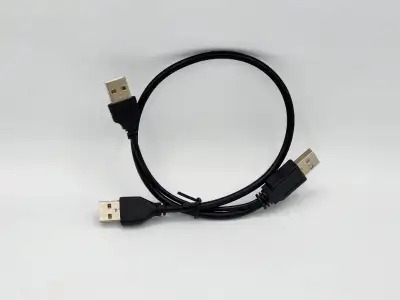 USB cord duplicator to 2 USB cord / cable usb à 2 cable USB neuf, View more