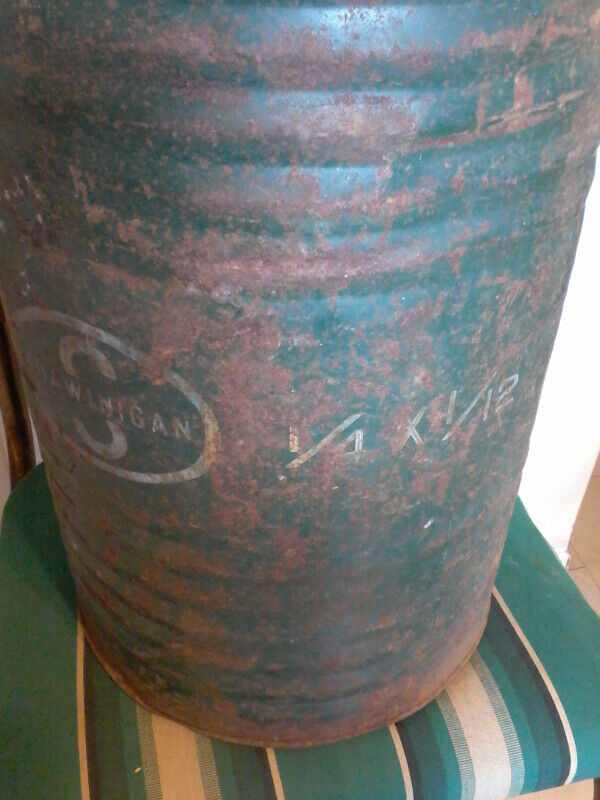 Rare 1909-18 Shawinagin Chemicals Ltd (later Gulf Ca) tin can. in Arts & Collectibles in Cambridge - Image 3