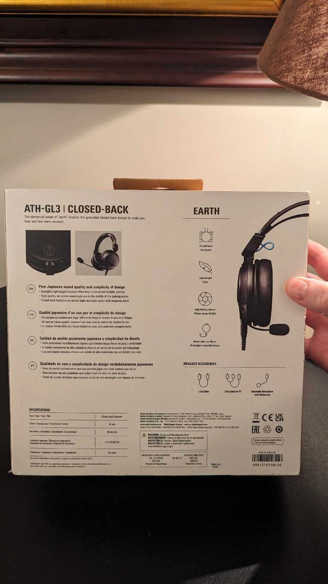 Audio-Technica ATH-GL3 Gaming Headset dans Haut-parleurs, écouteurs et micros  à Ouest de l’Île - Image 4