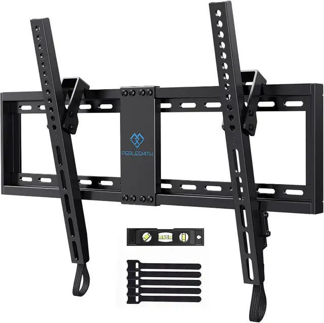 PERLESMITH Tilt TV Wall Mount for Most 37-82 inch TVs in Video & TV Accessories in Burnaby/New Westminster - Image 2