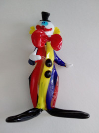Clown Figurine - original Murano glass