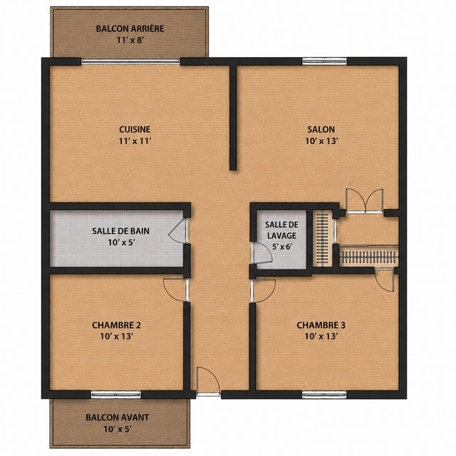 **4½ RÉNOVÉ | COUR PRIVÉE + A/C | MÉTRO FABRE** — photo 2