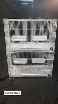 Stackable bird cages 