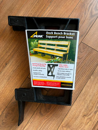 Peak Deck Bench Bracket - Brand new, just $10 !