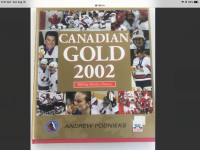 Canada Hockey Gold Olympics 2002 Book and Magazine