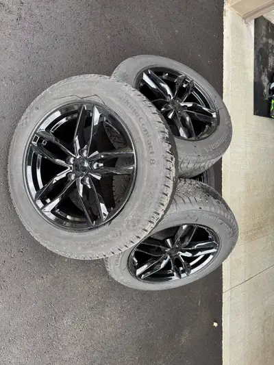 Winter Tires - Almost New Used one Season Alloy Rims Continental Viking Contact 8 215/65 R17 “Fit on...