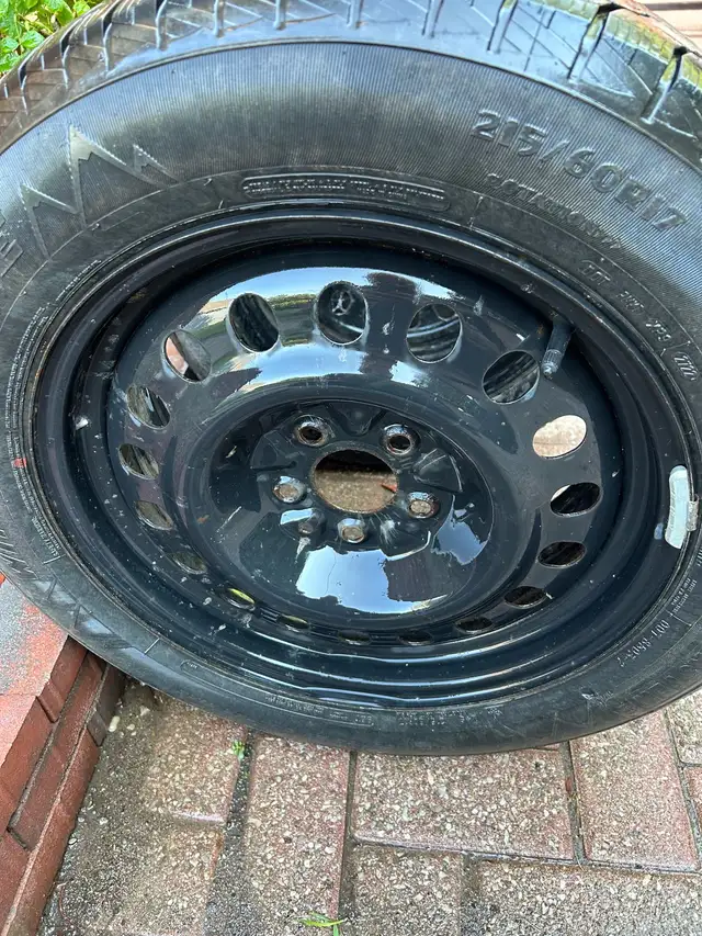 215/60R17 Winter Tires on Steel Rims for Toyota C-HR – 4 tires in Tires & Rims in Kitchener / Waterloo - Image 3