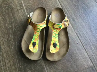 PAPALLIO BIRKENSTOCK LADIES SANDALS  SIZE 41, View more