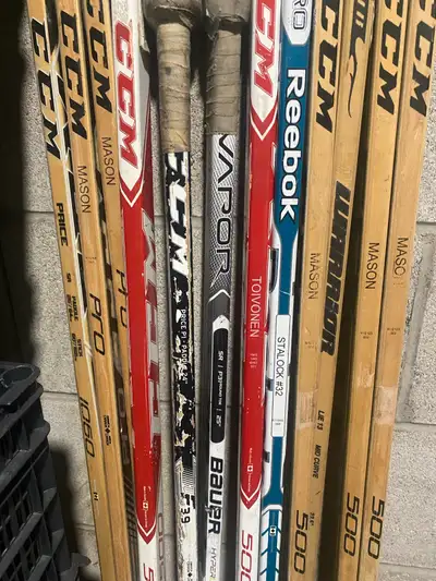 Goalie sticks available NEW $50, View more