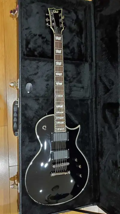 Used ESP LTD ec-401 6-string guitar in black for sale. Rare to find model for sale in the Greater To...
