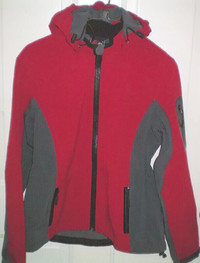 Ladies Full Zip Fleece Lined Jacket with Detachable Hood  M