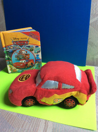 CARS Look & Find board book + Lightning  McQueen plush