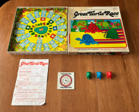 Vintage The Great Turtle Race Game by Parker from 1976, Complete