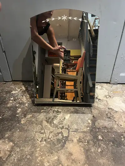 Etched Glass Medicine Cabinet, View more