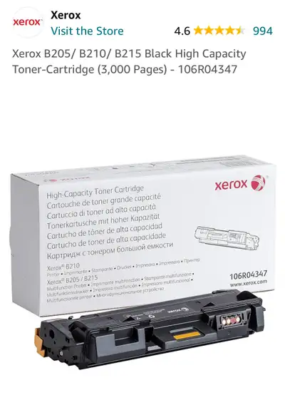 Xerox Printer Toner Black