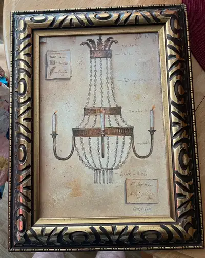 Beautiful chandelier Print, View more