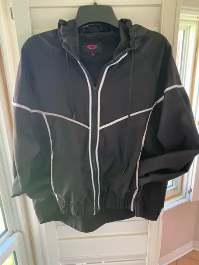 Women  Black Light Spring/Fall Hooded Jacket (large), View more