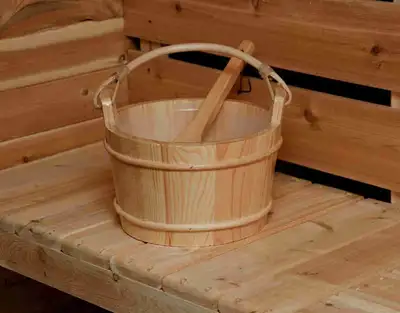 Cozy room with sauna, View more