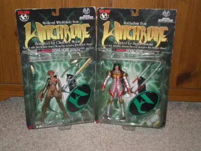 Two Witchblade figures, View more