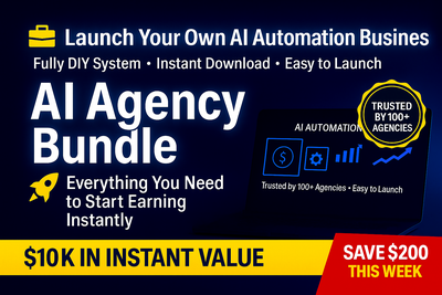 AI Automation Agency Starter Kit (Work From Home), View more