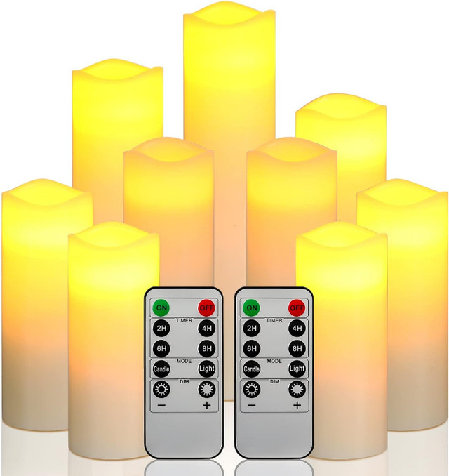 Battery LED Candles 9 piece dans Autre  à Sherbrooke