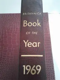 Britannica Book of the Year from 1969-1984