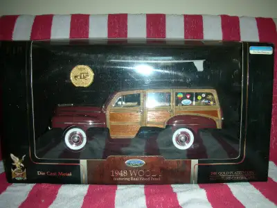 Die Cast 1 18 scale 1948 FORD WOODY, View more