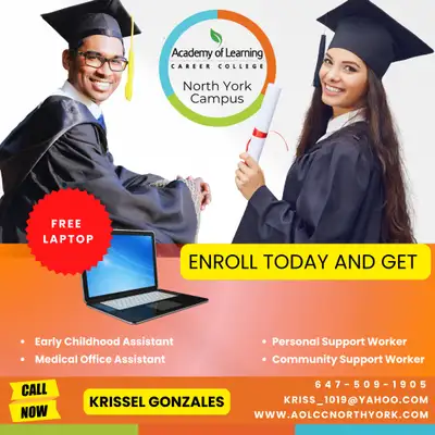 Early Childhood Assistant Personal Support Worker Medical Office Assistant Community Support worker...