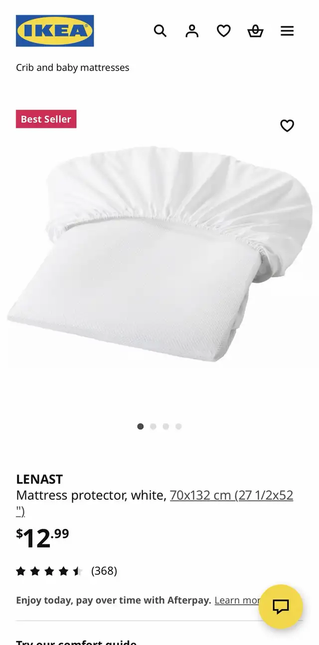 Ikea Sniglar Crib+Mattress+Mattress Protector in Cribs in Mississauga / Peel Region - Image 5