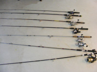 Several Rod Reel Fishing Combos Ultra light Light Abu Shimano